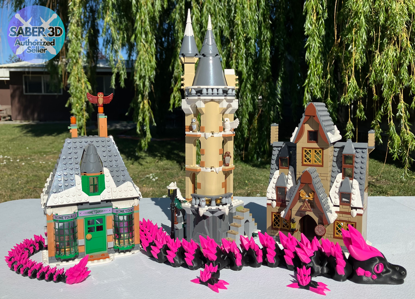 Customizable Multi-Color Crystal Dragon