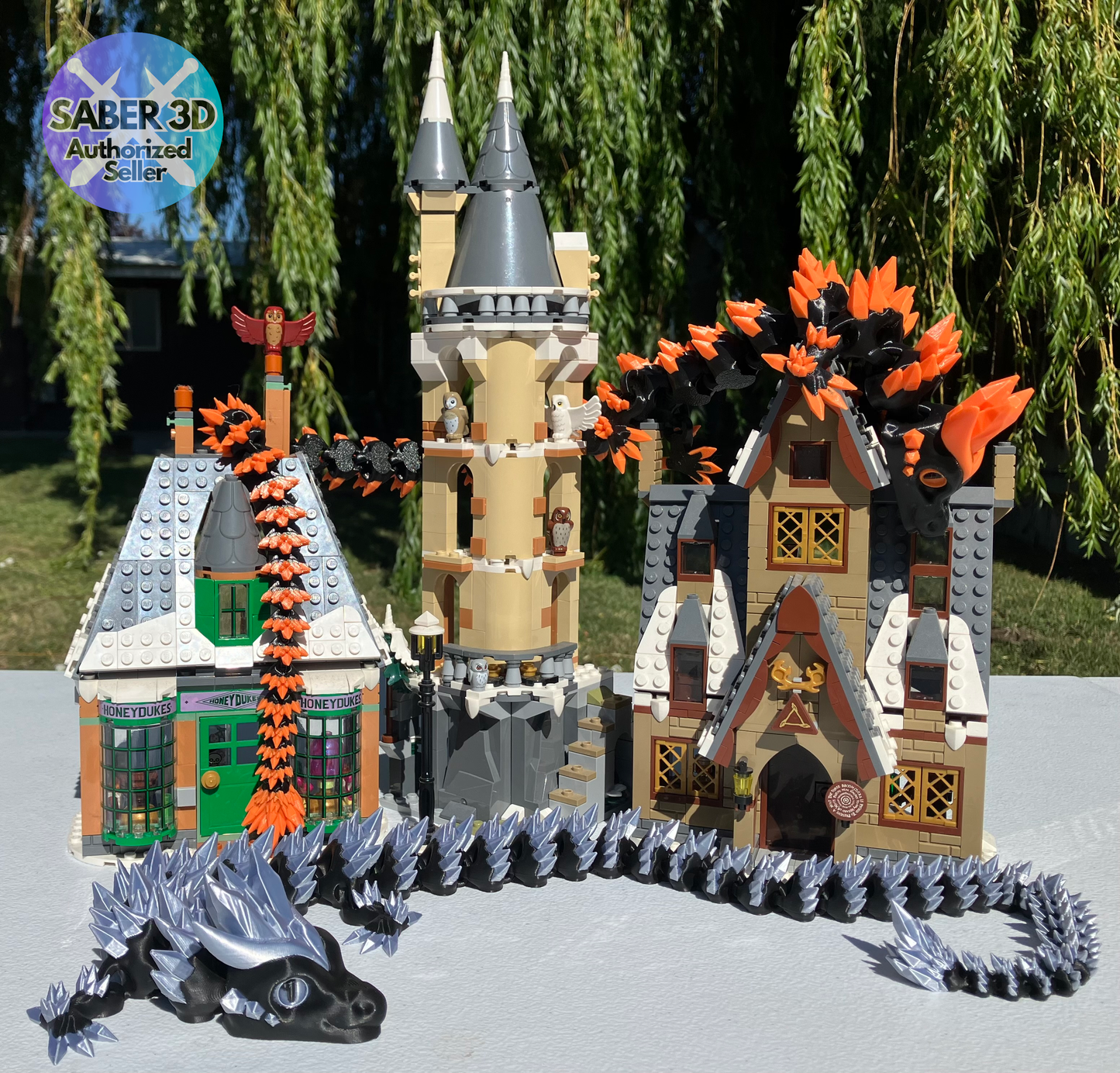 Customizable Multi-Color Crystal Dragon
