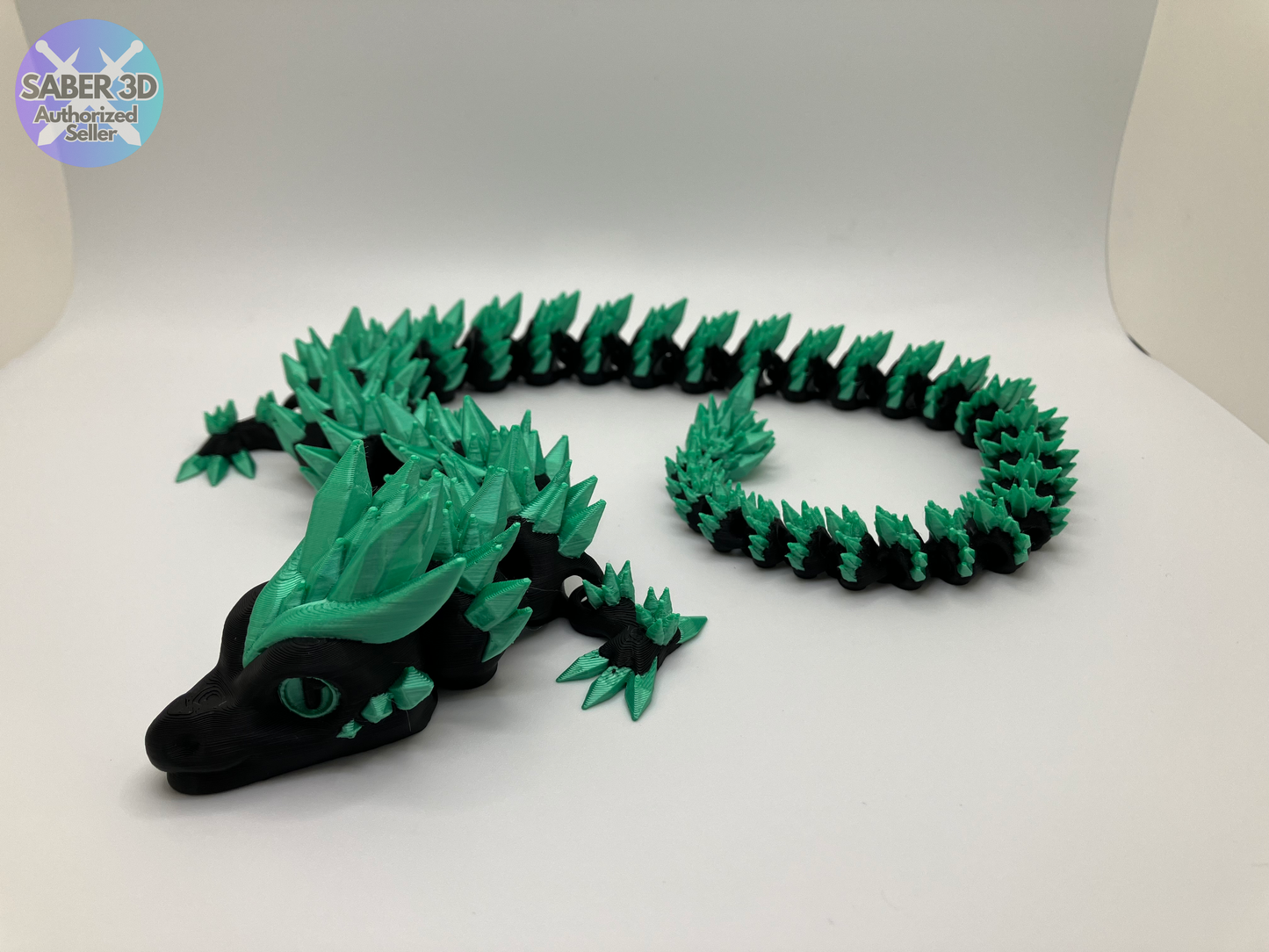 Customizable Multi-Color Crystal Dragon