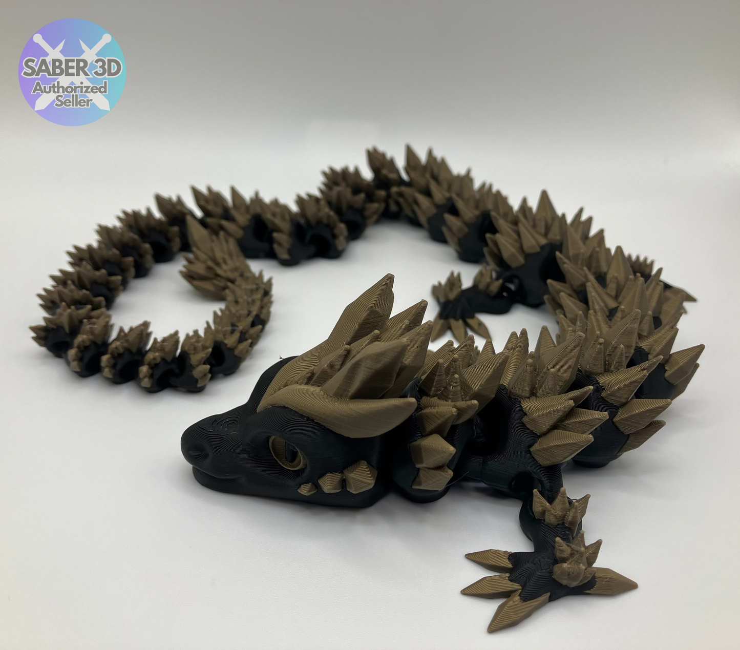 Customizable Multi-Color Crystal Dragon