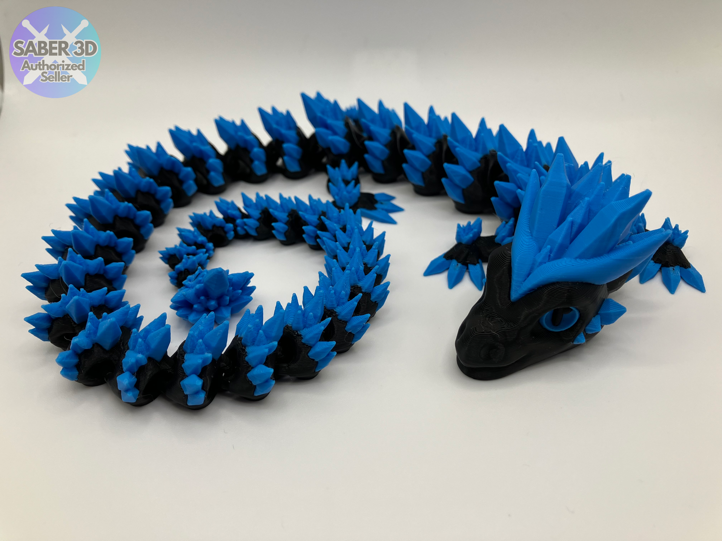 Customizable Multi-Color Crystal Dragon