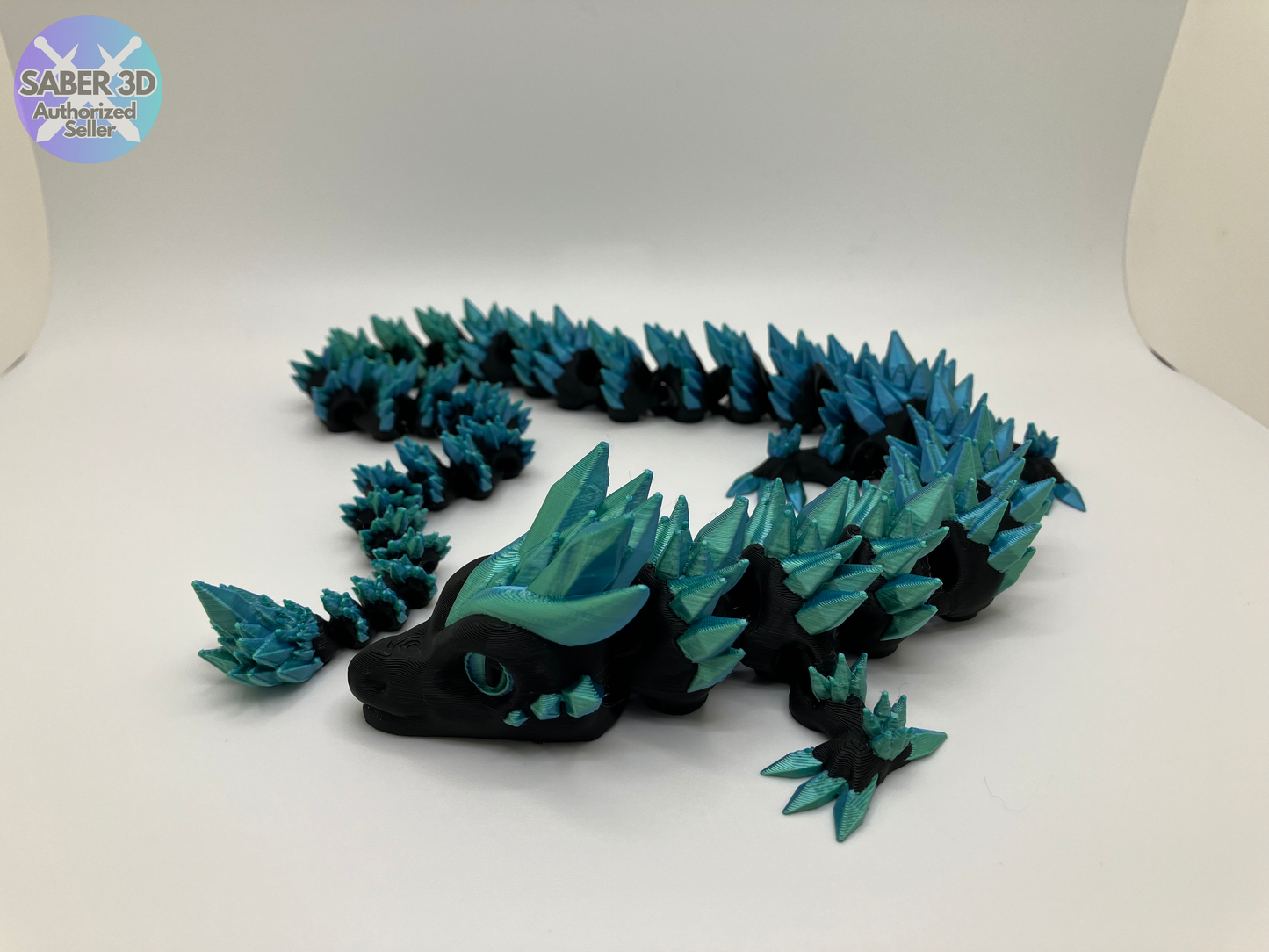 Customizable Multi-Color Crystal Dragon