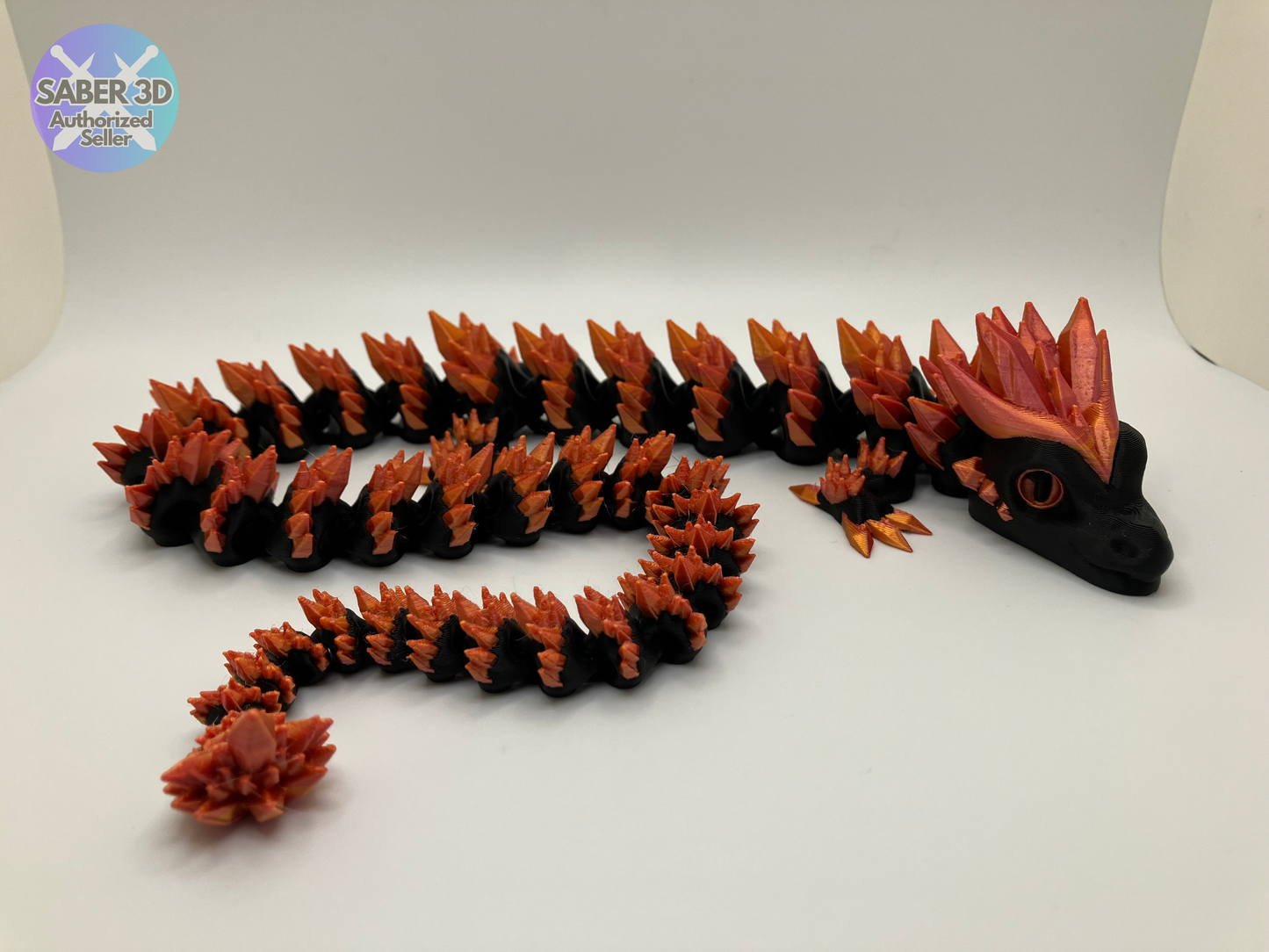 Customizable Multi-Color Crystal Dragon