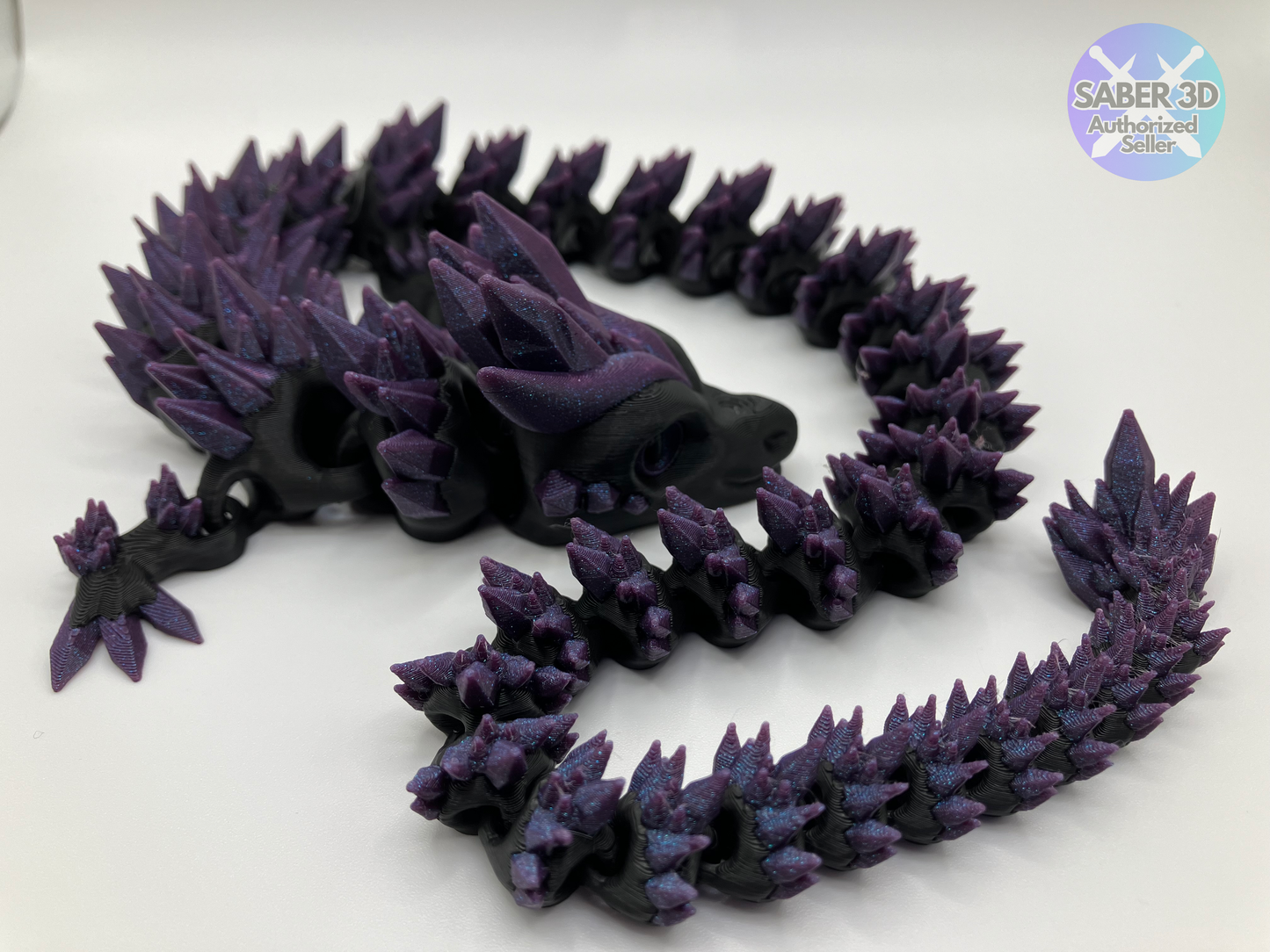 Customizable Multi-Color Crystal Dragon