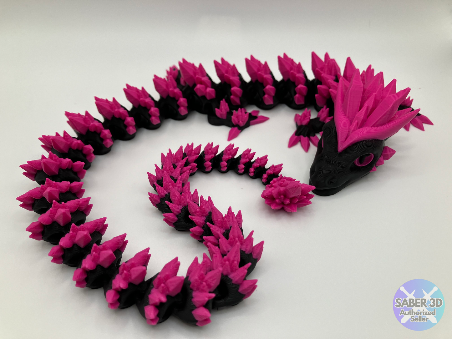 Customizable Multi-Color Crystal Dragon
