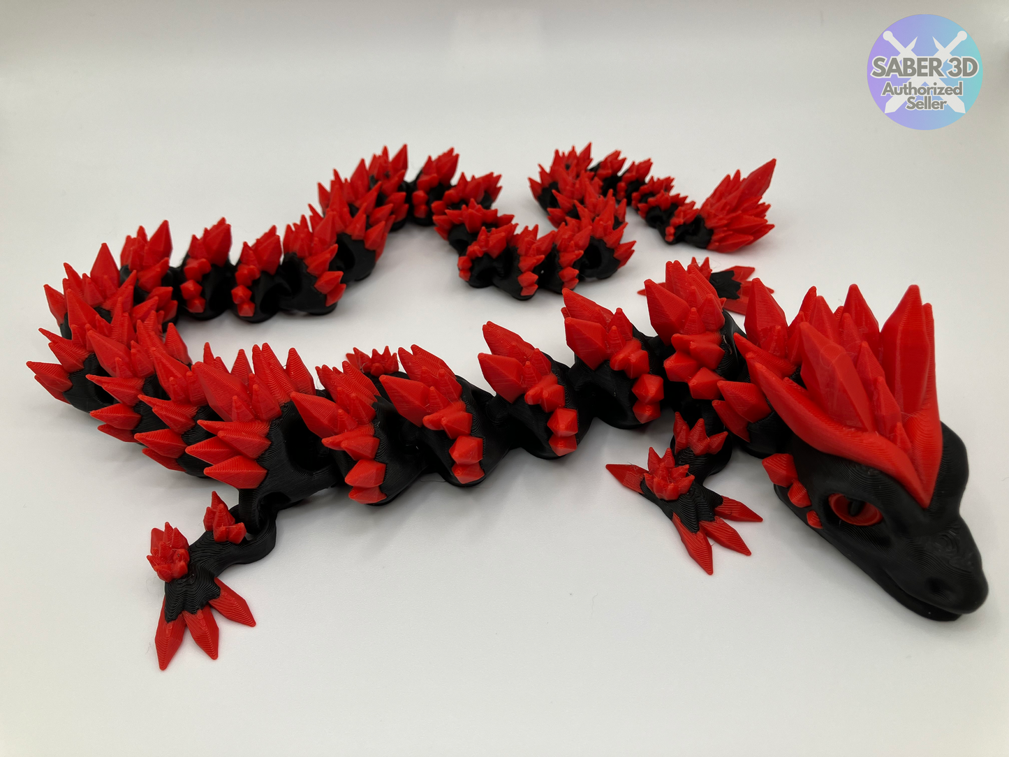 Customizable Multi-Color Crystal Dragon