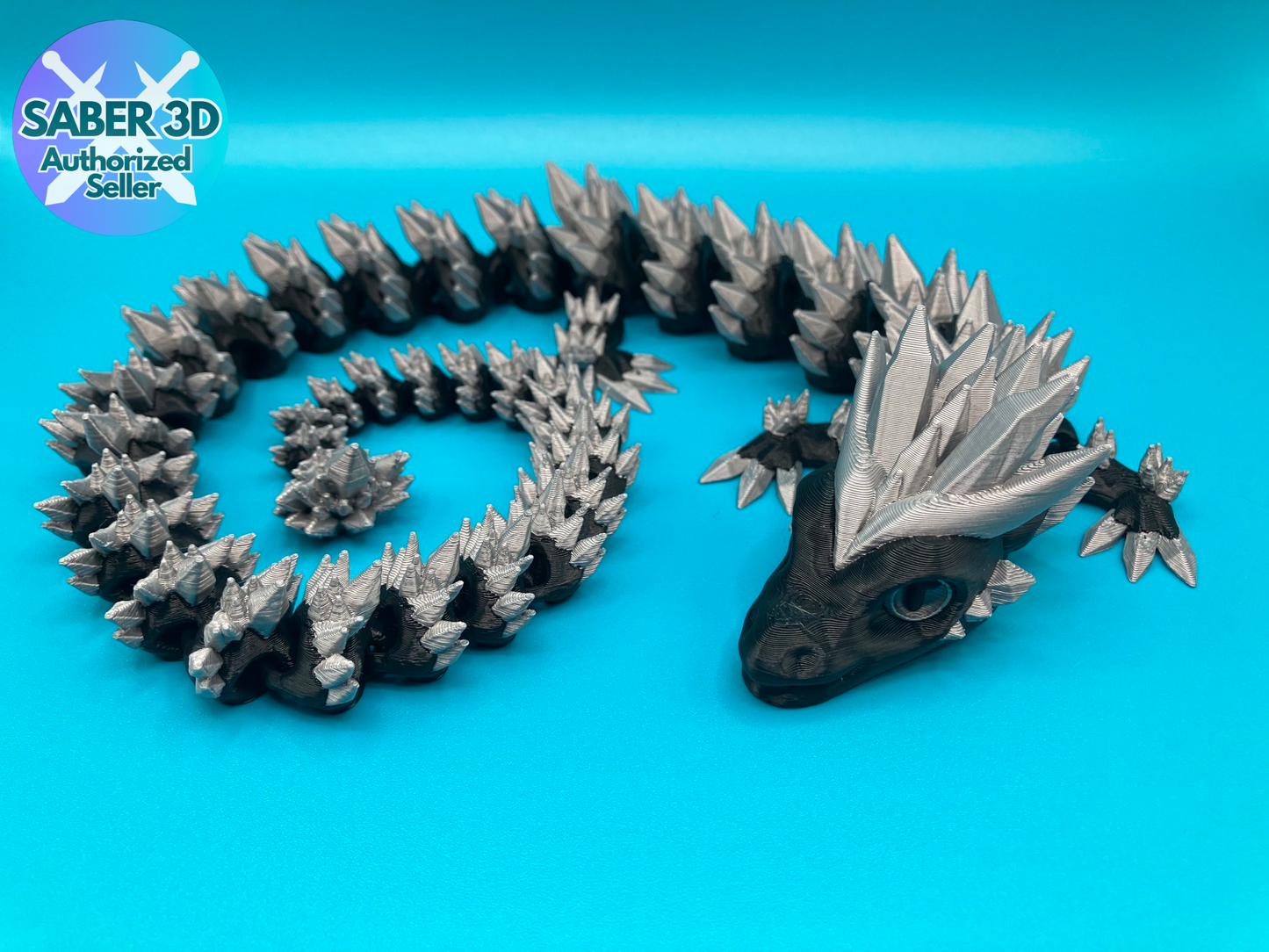 Customizable Multi-Color Crystal Dragon