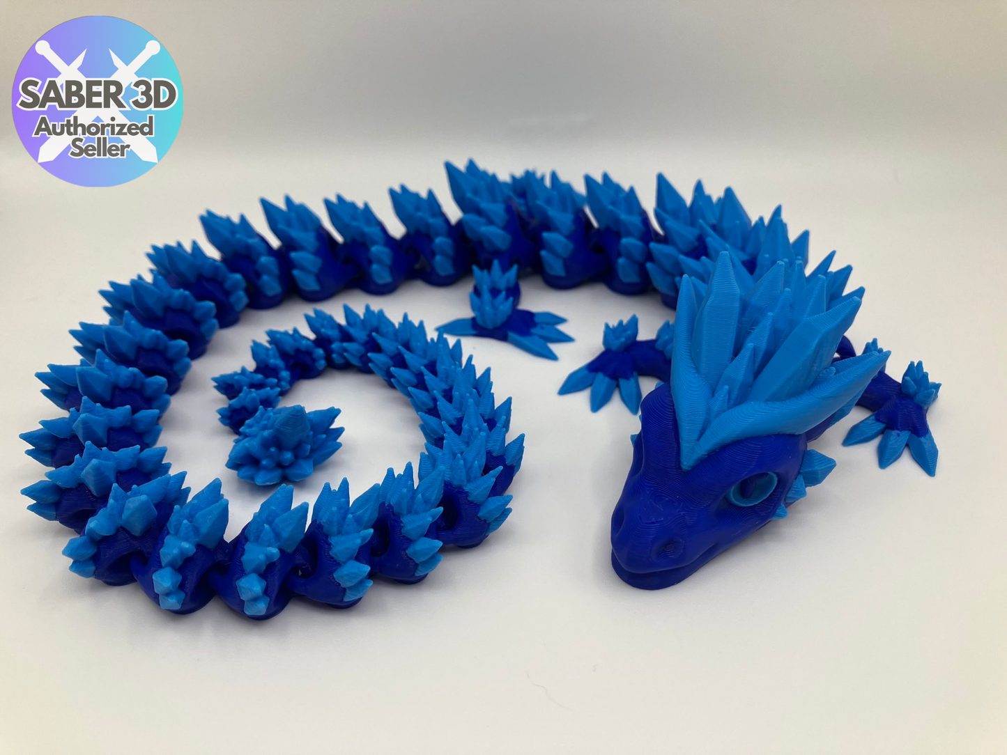 Customizable Multi-Color Crystal Dragon