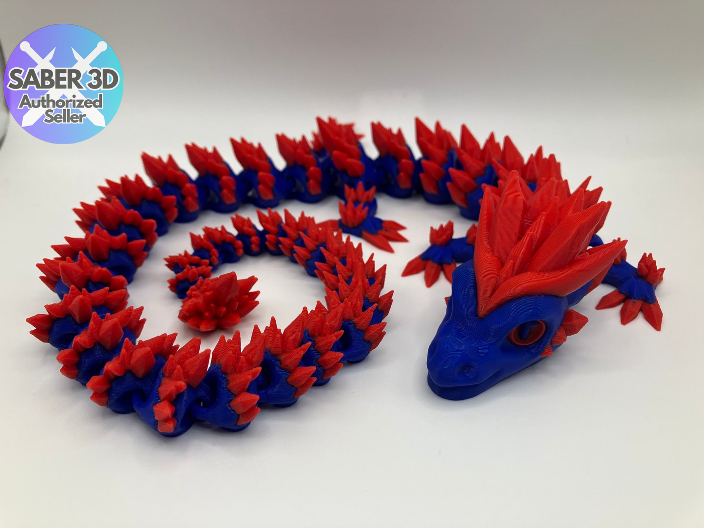 Customizable Multi-Color Crystal Dragon