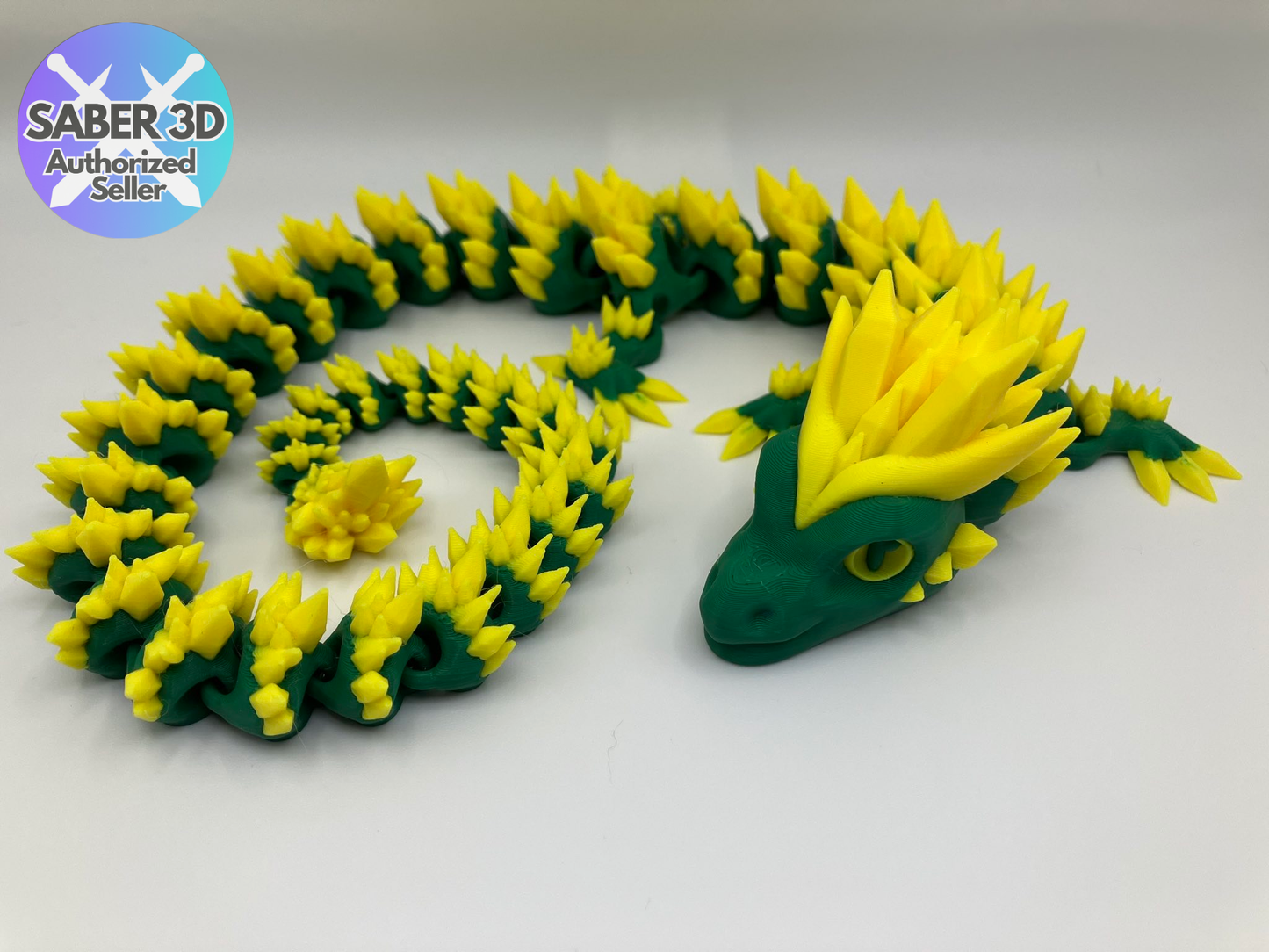 Customizable Multi-Color Crystal Dragon