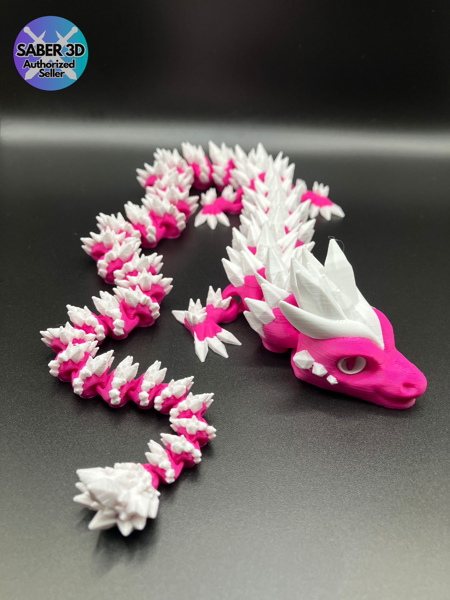 Customizable Multi-Color Crystal Dragon