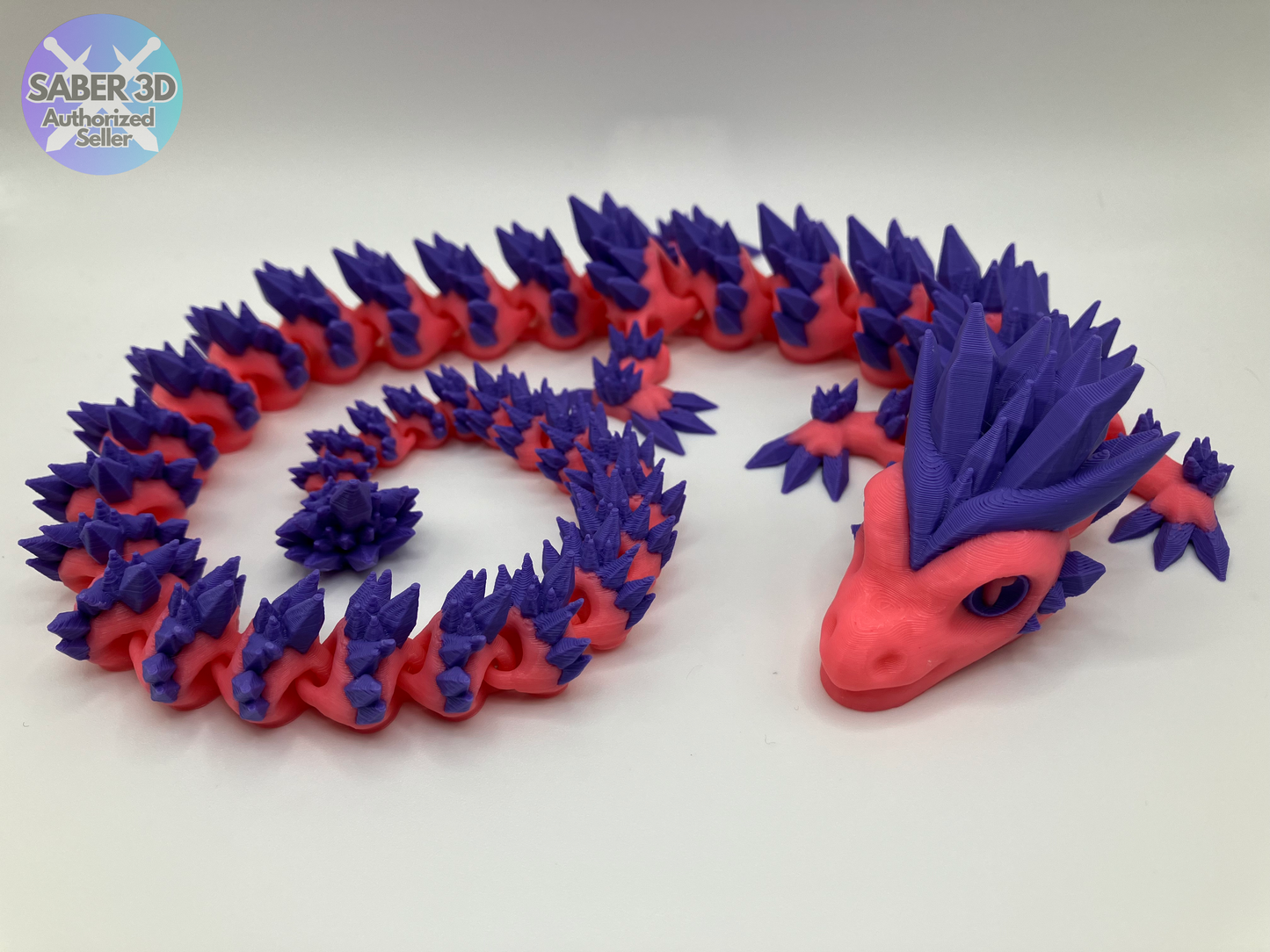 Customizable Multi-Color Crystal Dragon