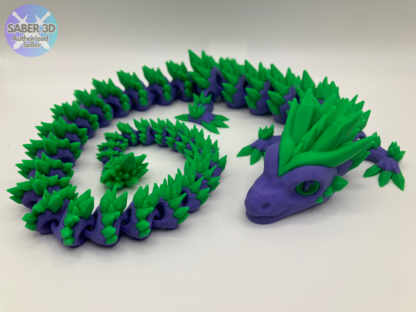 Customizable Multi-Color Crystal Dragon