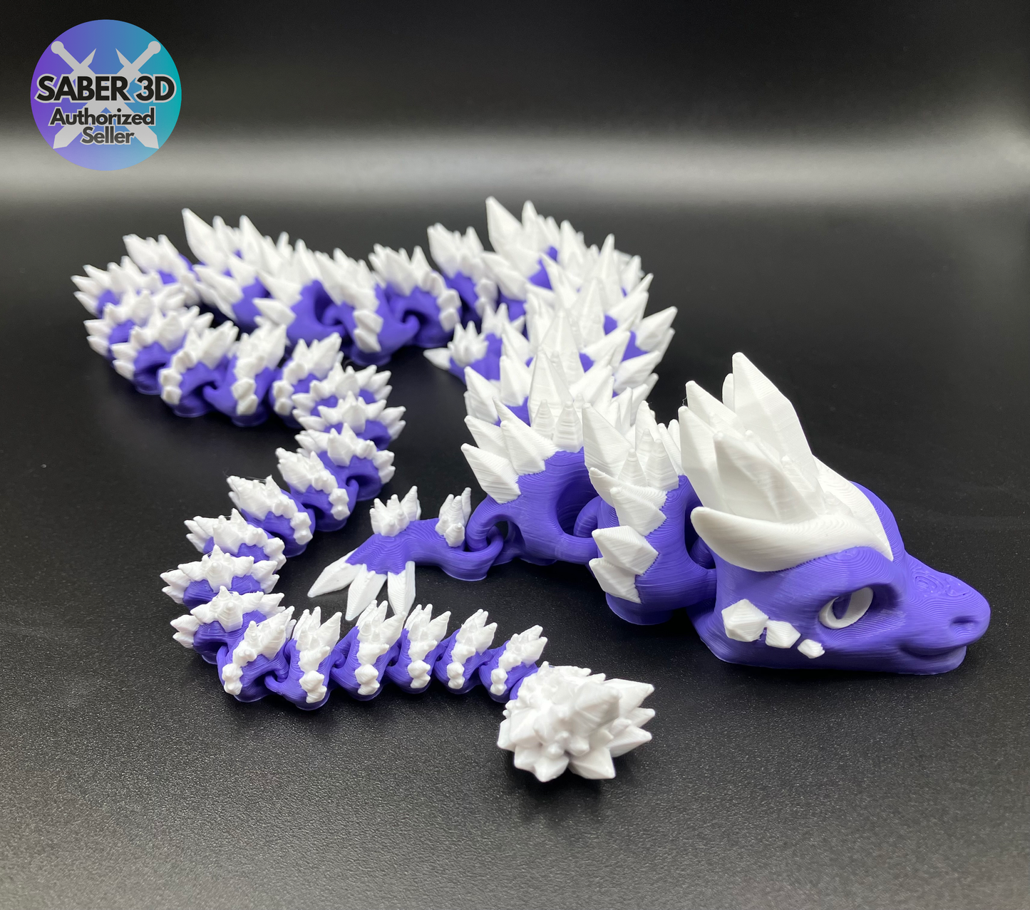 Customizable Multi-Color Crystal Dragon