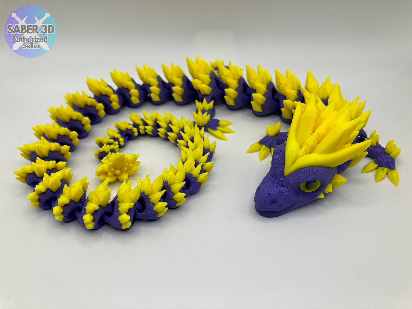 Customizable Multi-Color Crystal Dragon