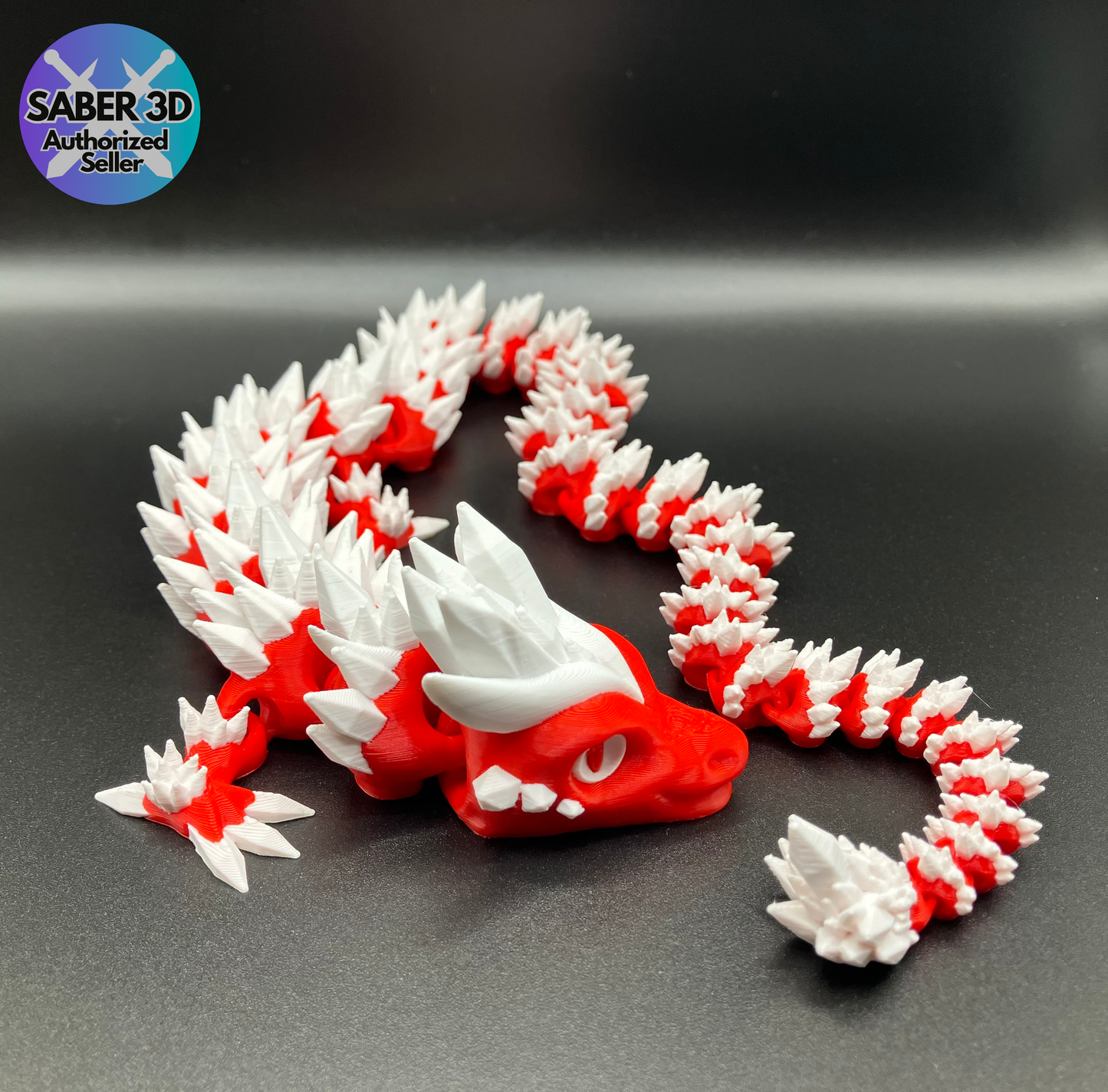 Customizable Multi-Color Crystal Dragon